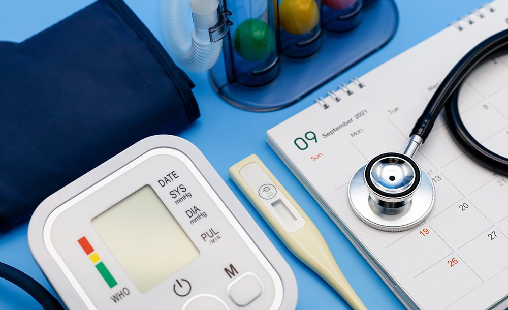 Stethoscope,And,Health,Check,Report,,Health,Check,,Medical,Equipment,And